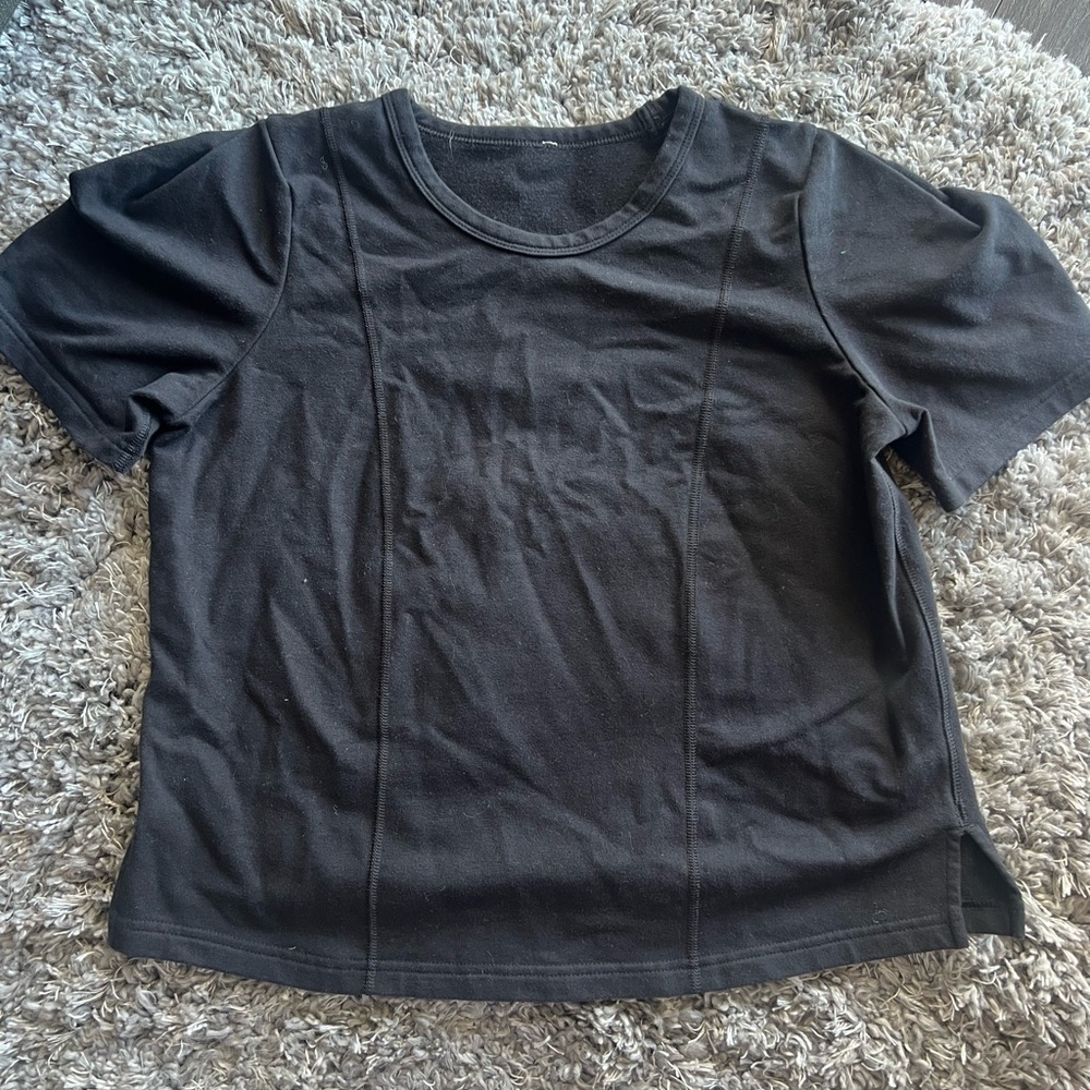 lululemon Lab Black Short Sleeve T-Shirt